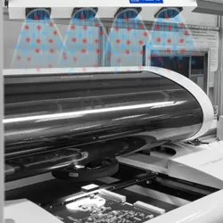 Solving the static electricity problem in integrated circuit board printing