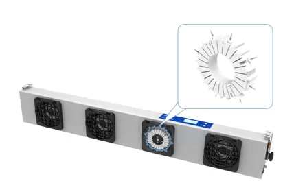 The discharge electrode can be replaced