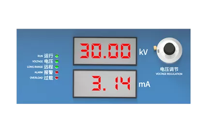 Display Of Current And Voltage Values