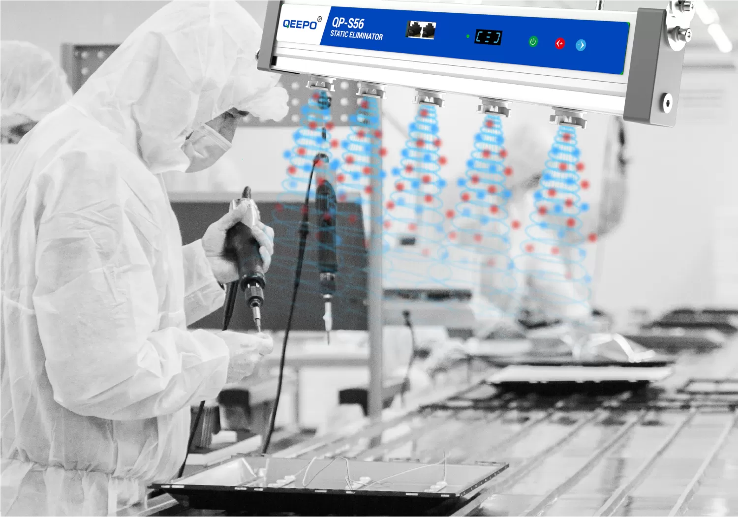 QP-S56 Static Eliminator Installation Cases