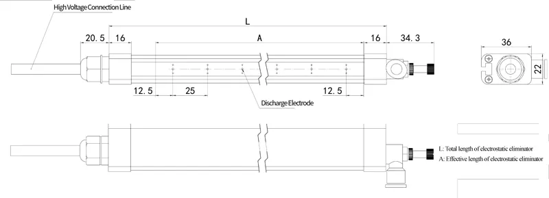 Specification of QP-ES-1 Static Eliminator
