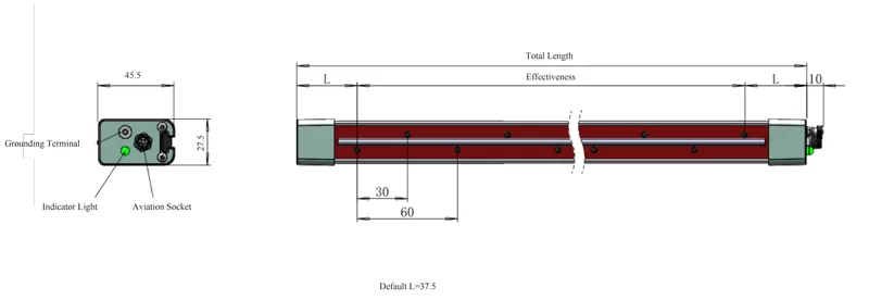 Specification of QP-F66 Static Eliminator