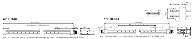 Specification of QP-H66B Static Eliminator
