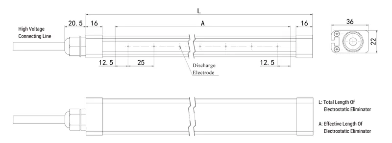 Specification of QP-ES Static Eliminator Specification of QP-ES Static Eliminator